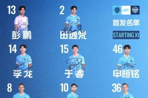 深圳新鹏城主战青岛海牛首发阵容出炉！