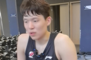 杨瀚森重回青岛训练&寄语母队：明年总冠军